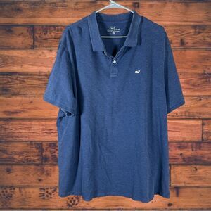 5 for $25🔥Vineyard Vines Blue Short Sleeve Polo Shirt XXL